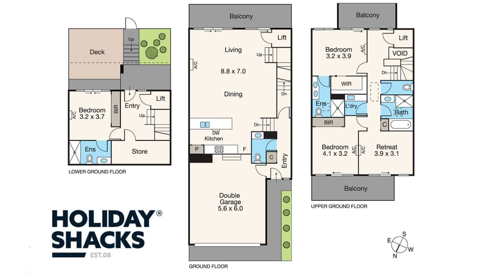 Castaway Villa Floorplan