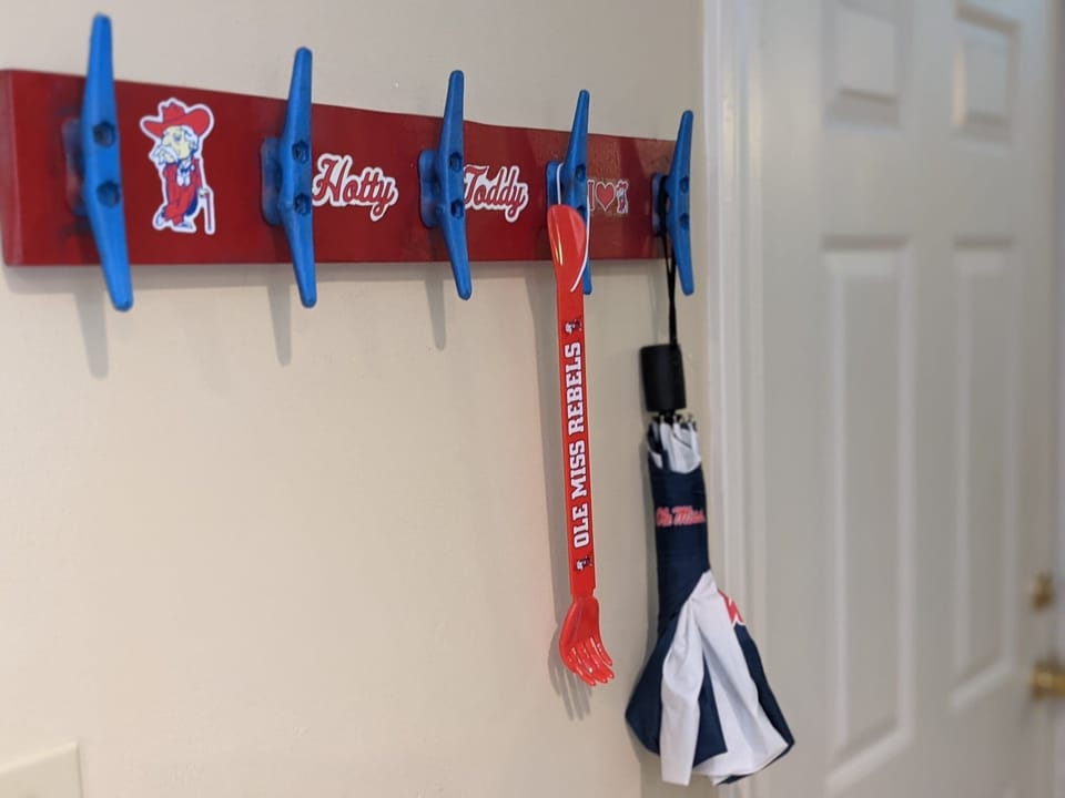 Hang your keys, purses, hats, dog leashes, and more!