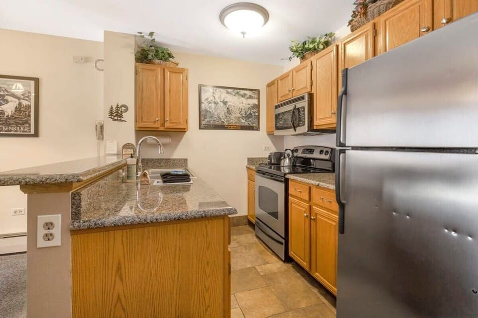 Fully stocked kitchen
