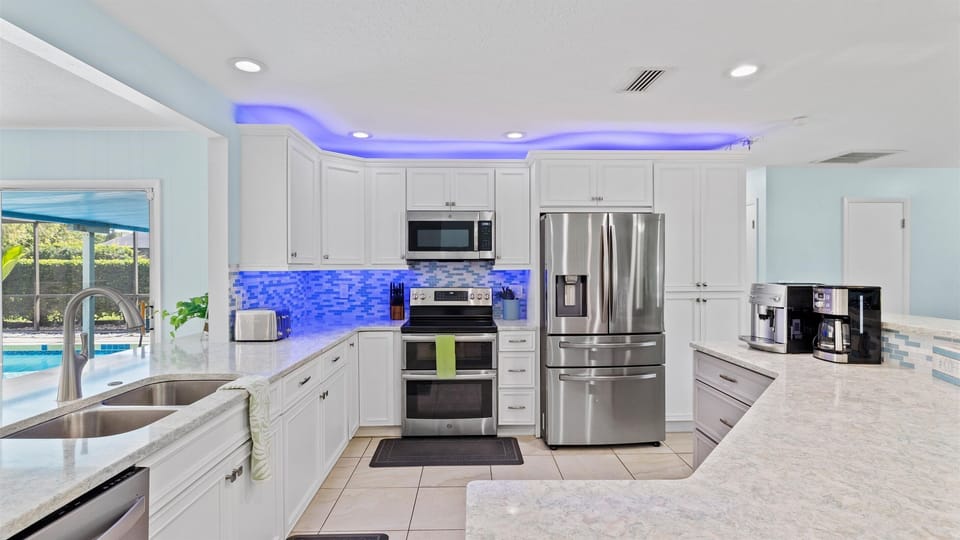 Fully stocked with all modern and state of the art appliances