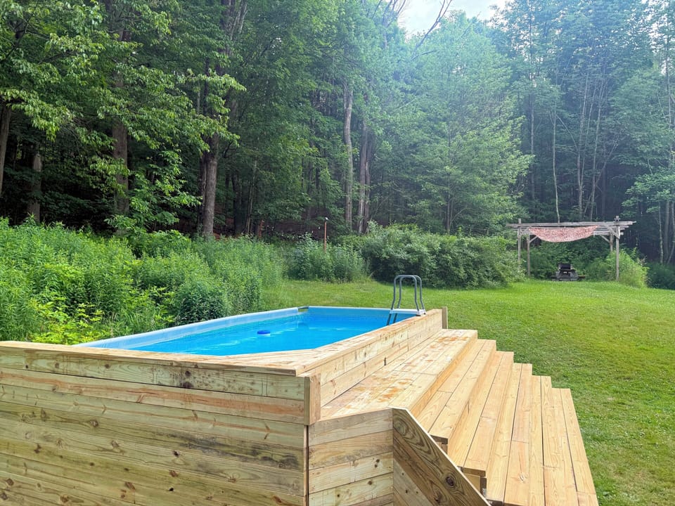 Above ground pool is open and available for use! 