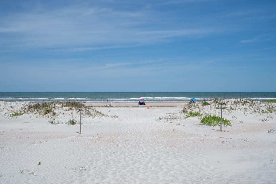 The Sand Dunes in Front of the Condo Complex