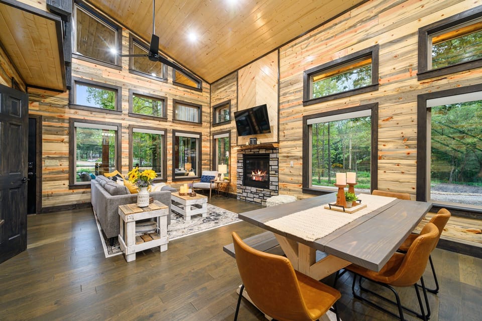 plenty of windows to soak in natural light and beautiful views