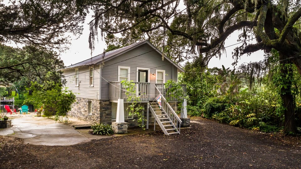 Your private apartment is located on the ground floor of this historic bungalow