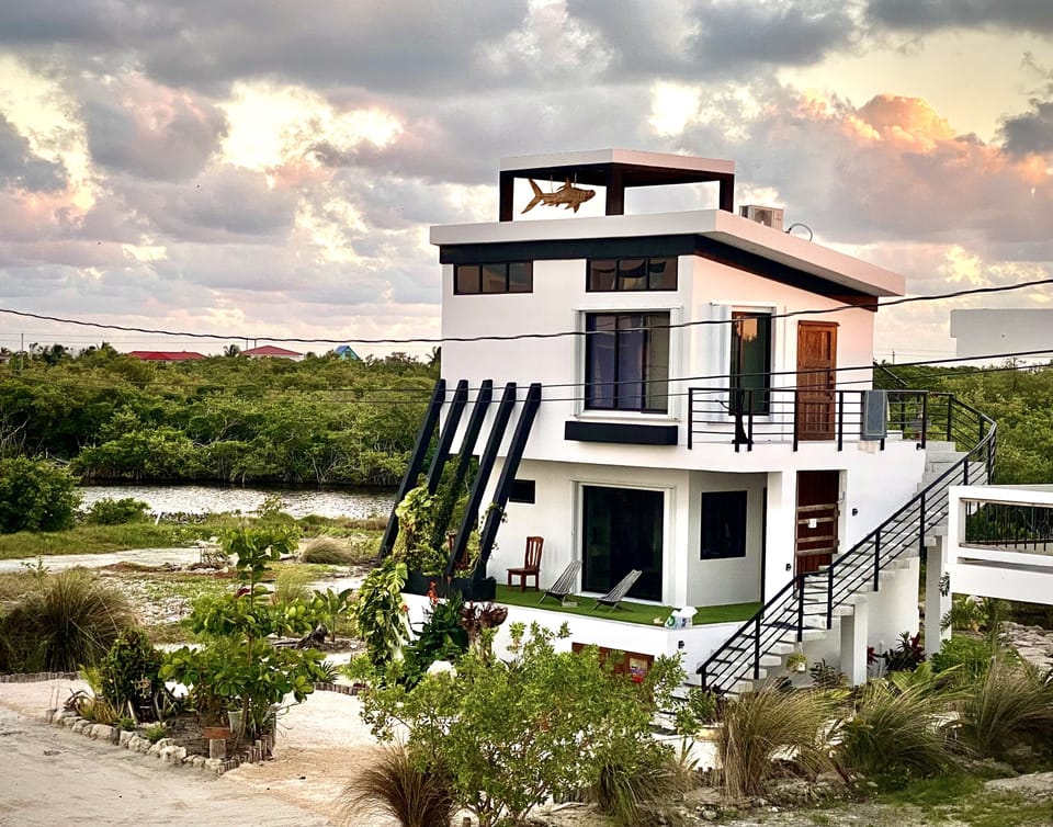 3 levels of decks and views