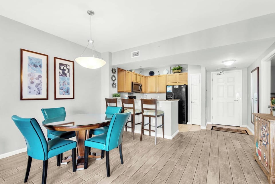 Dining and kitchen