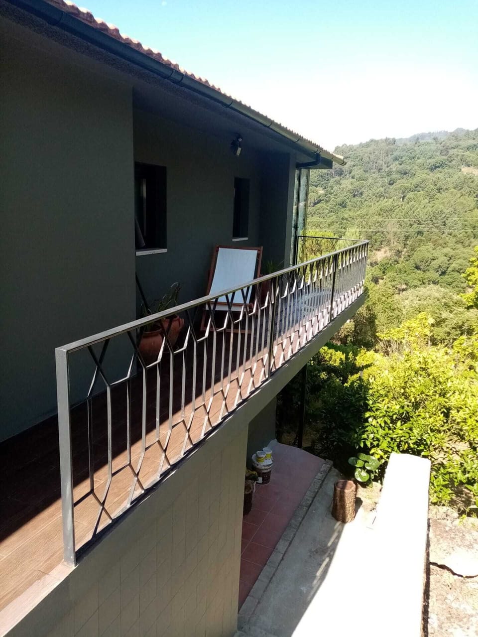 Parte traseira da casa