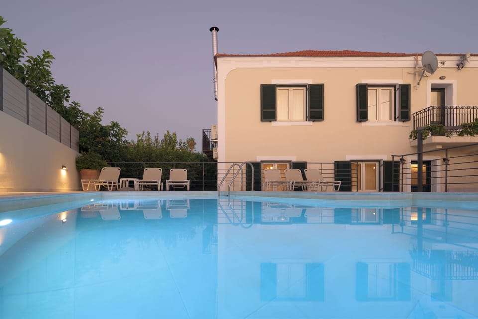 Days are best spent poolside at this self-catering home. 