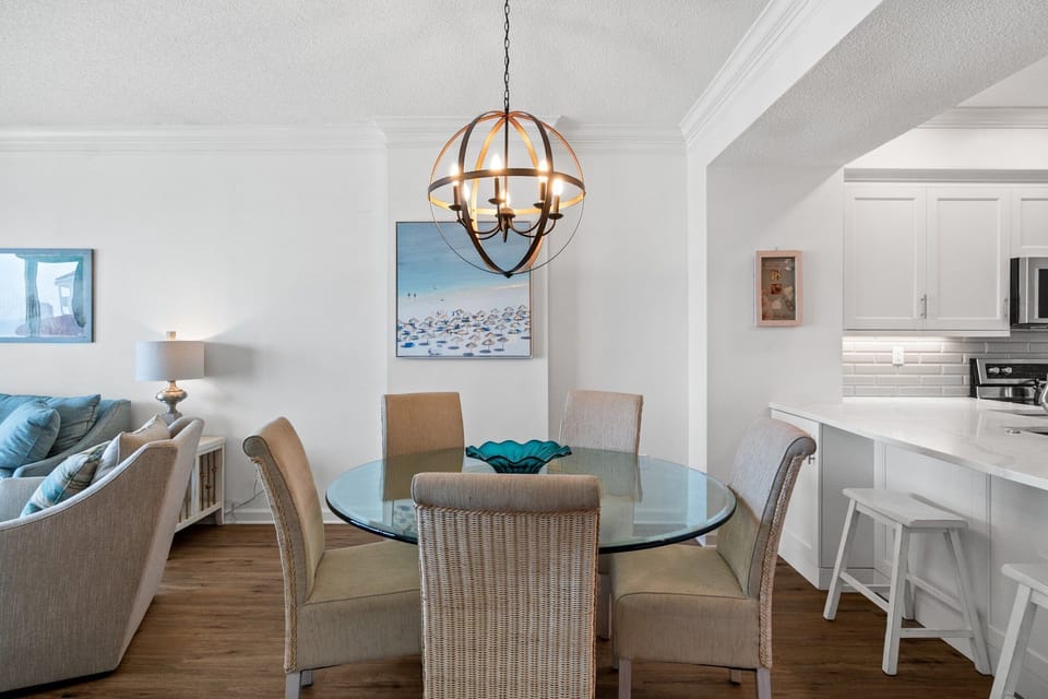 ✨ Gather around the dining table with seating for 4, plus 2 extra spots at the kitchen counter — perfect for meals, snacks, and fun conversations! 🍽️
Professionally Managed by
Breathe Easy Rentals
