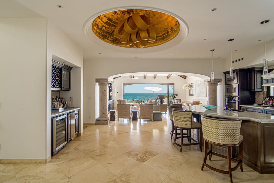 Living room and a kitchen
