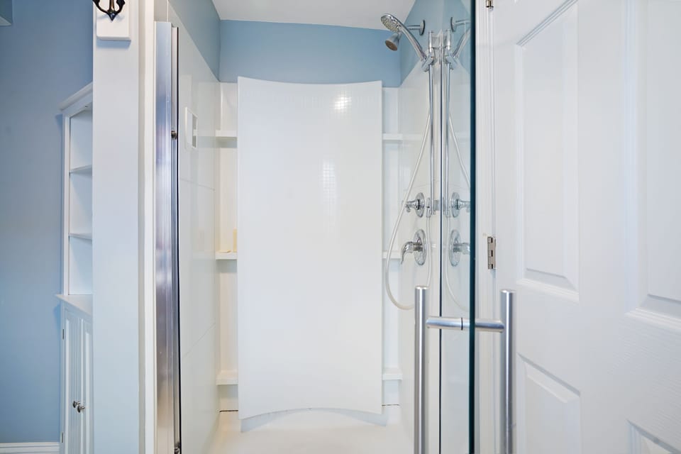 Shower in bath