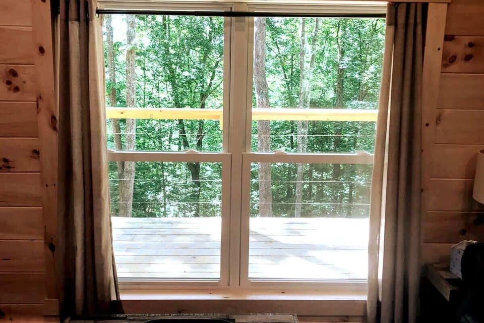 Enjoy the view out into the trees!