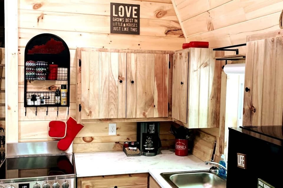 Fully stocked kitchen