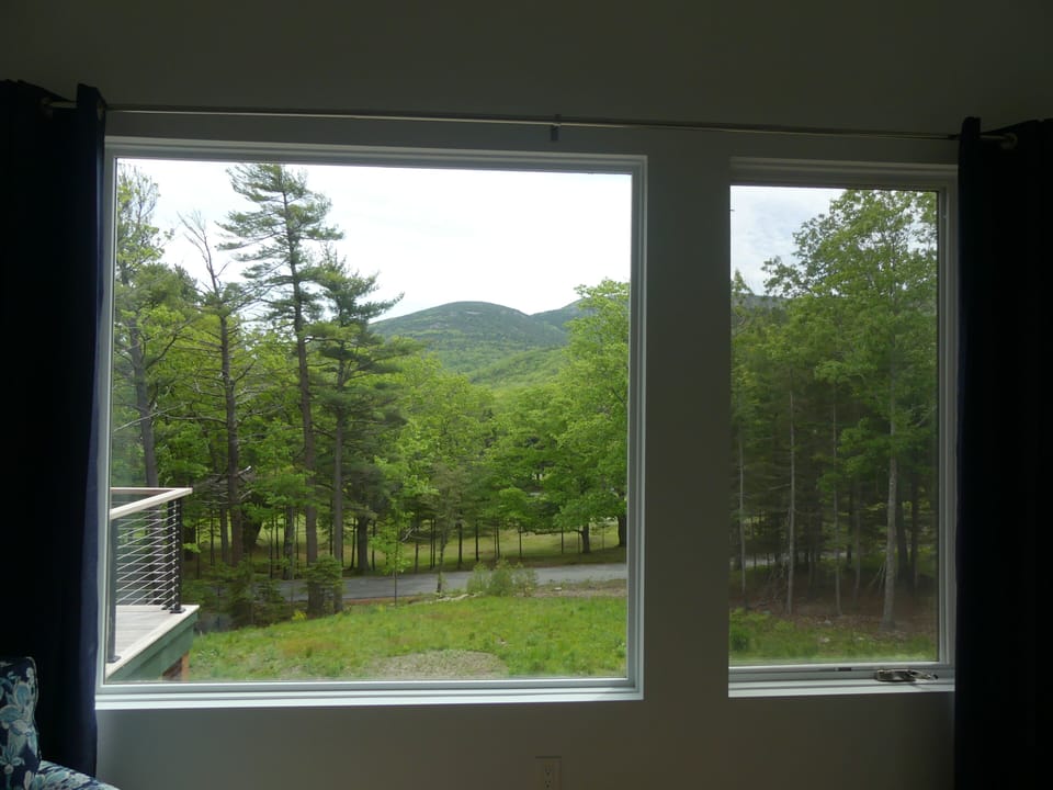 View from the upstairs bedroom