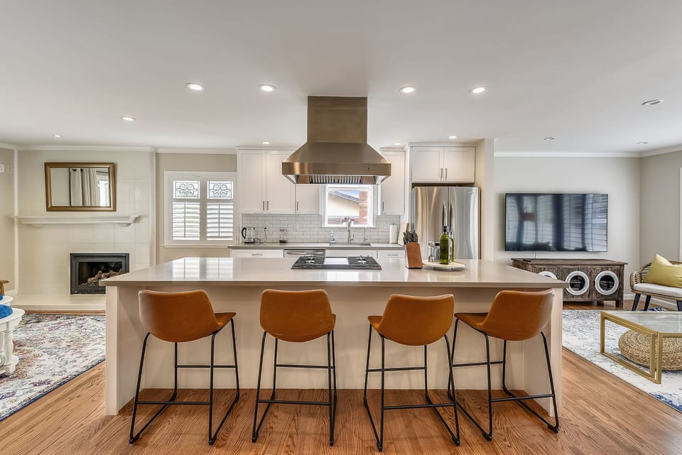 Eat, share, enjoy the center of every home- fully stocked chef's kitchen.