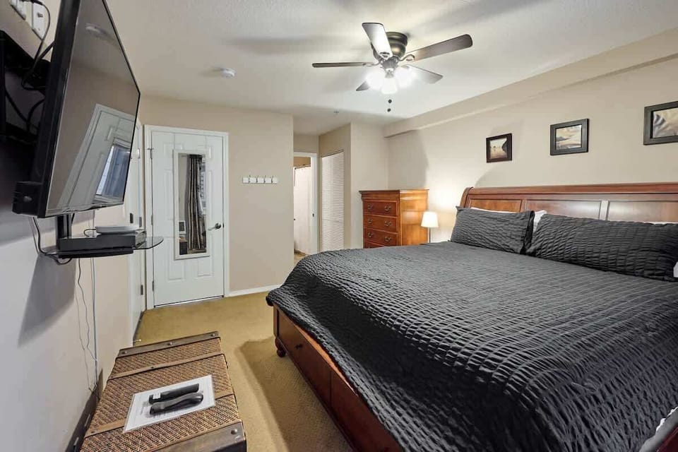 Watch your favorite shows from this comfy bed