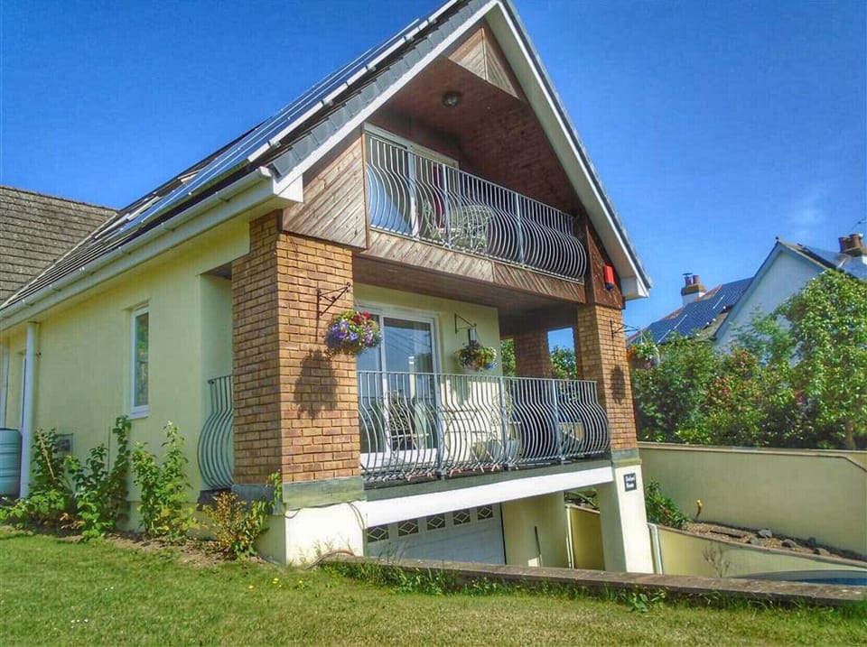 Master bedroom with balcony