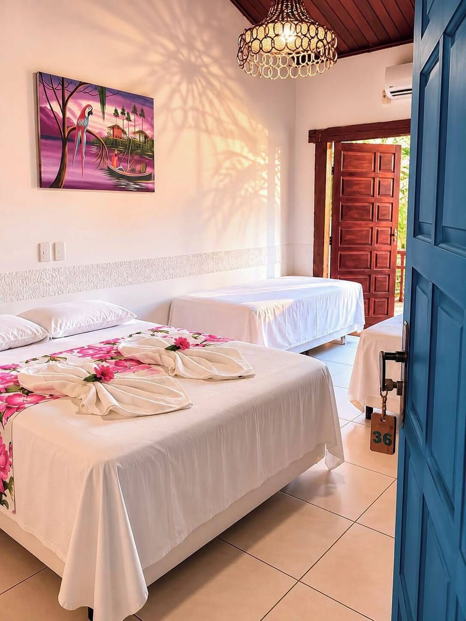 Standard Quadruple Room | Blackout drapes, iron/ironing board (on request), WiFi (free)