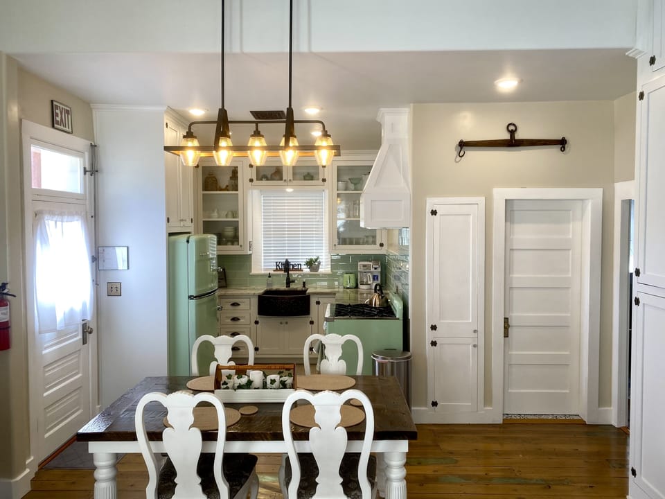 Kitchen and dining room