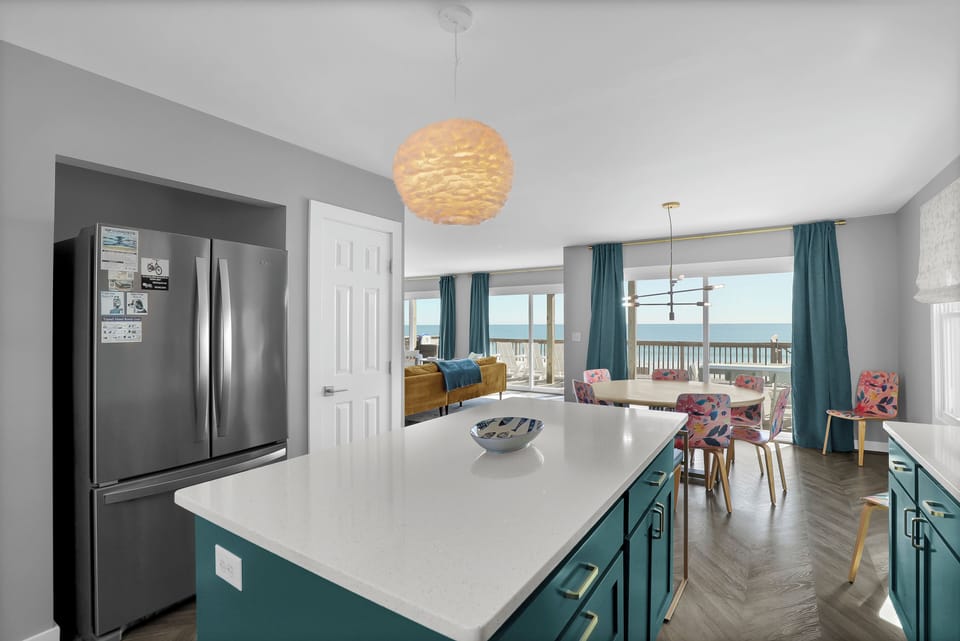Dining area right of kitchen. Enjoy ocean views from anywhere in the house!