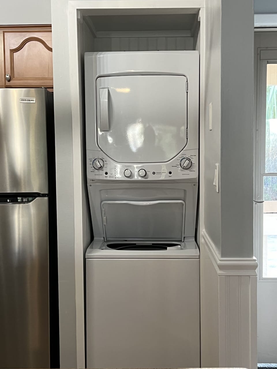 In unit washer and dryer