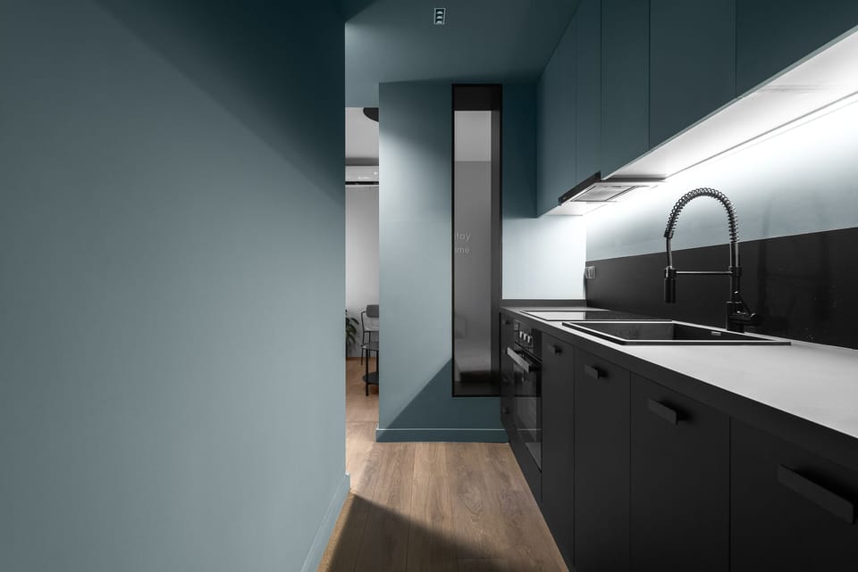 Comfort Apartment | Private kitchen | Fridge, oven, electric kettle, toaster