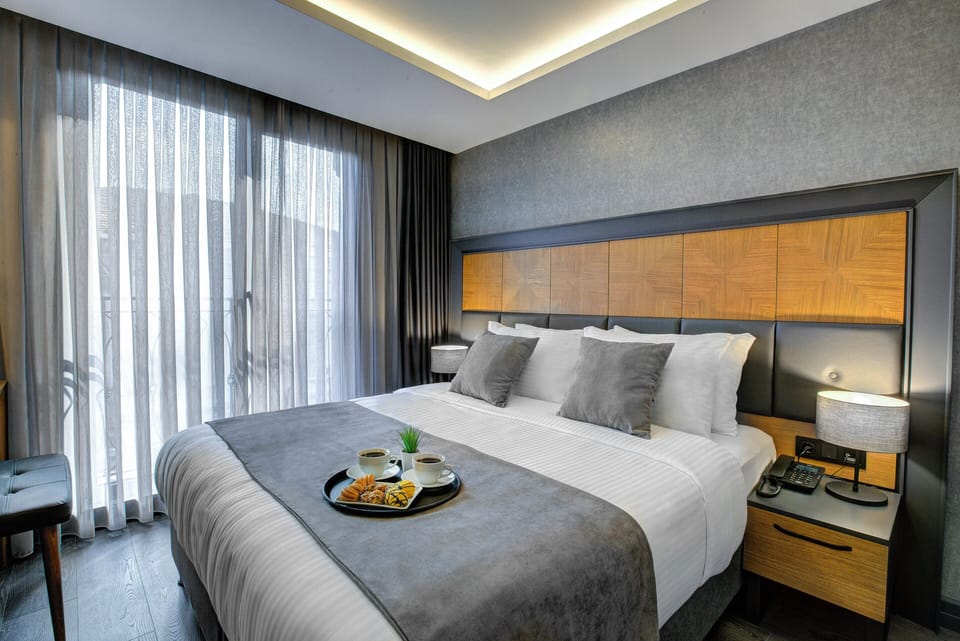 Standard Double Room | Premium bedding, minibar, desk, soundproofing