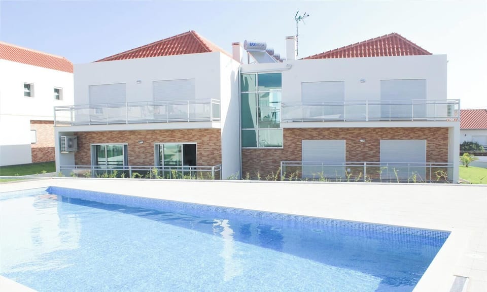 Apartment viewed from swimming pool