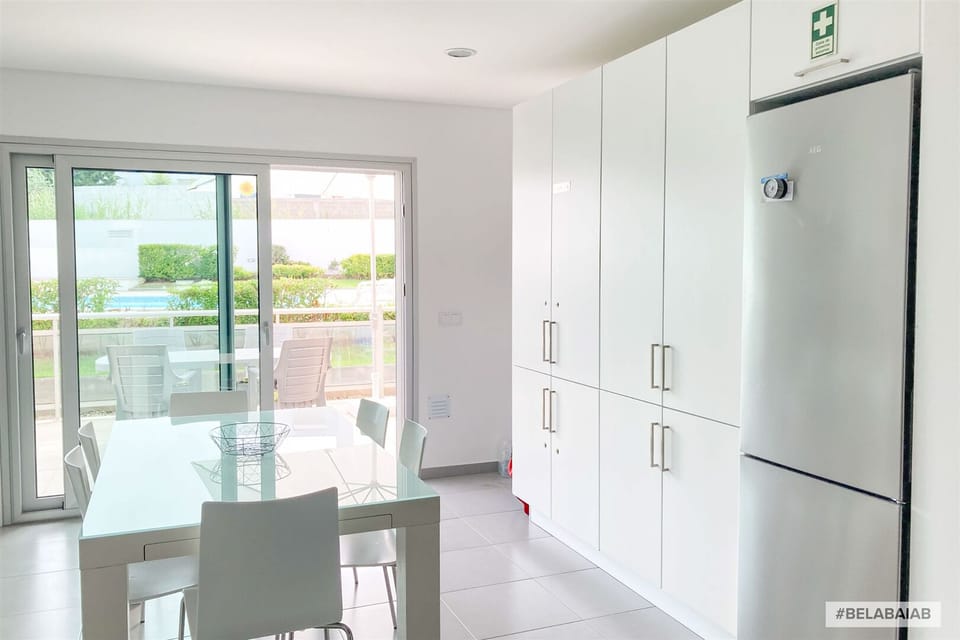 Kitchen leading out onto large terrace