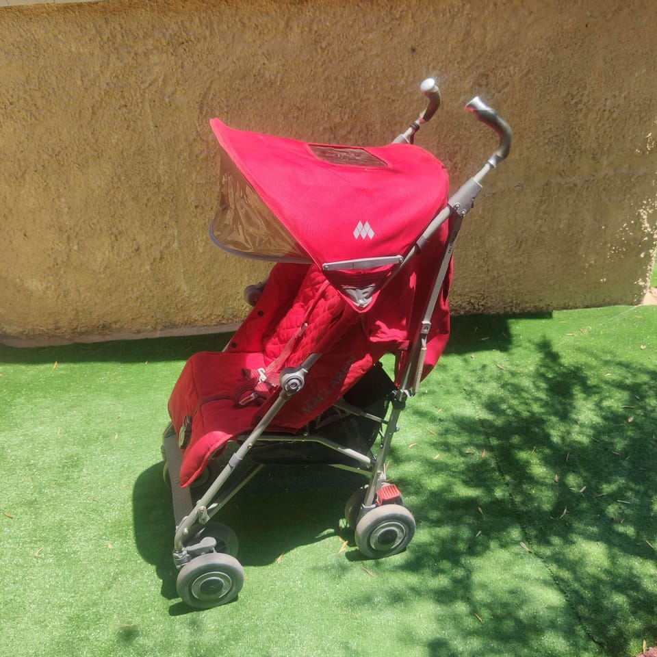 Stroller on the property