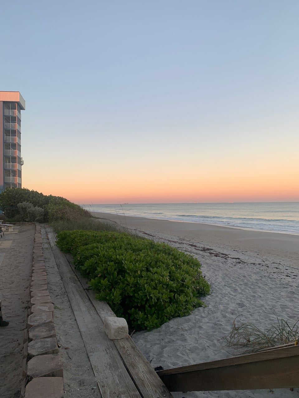Sunset from our private beach access. For condo guests only