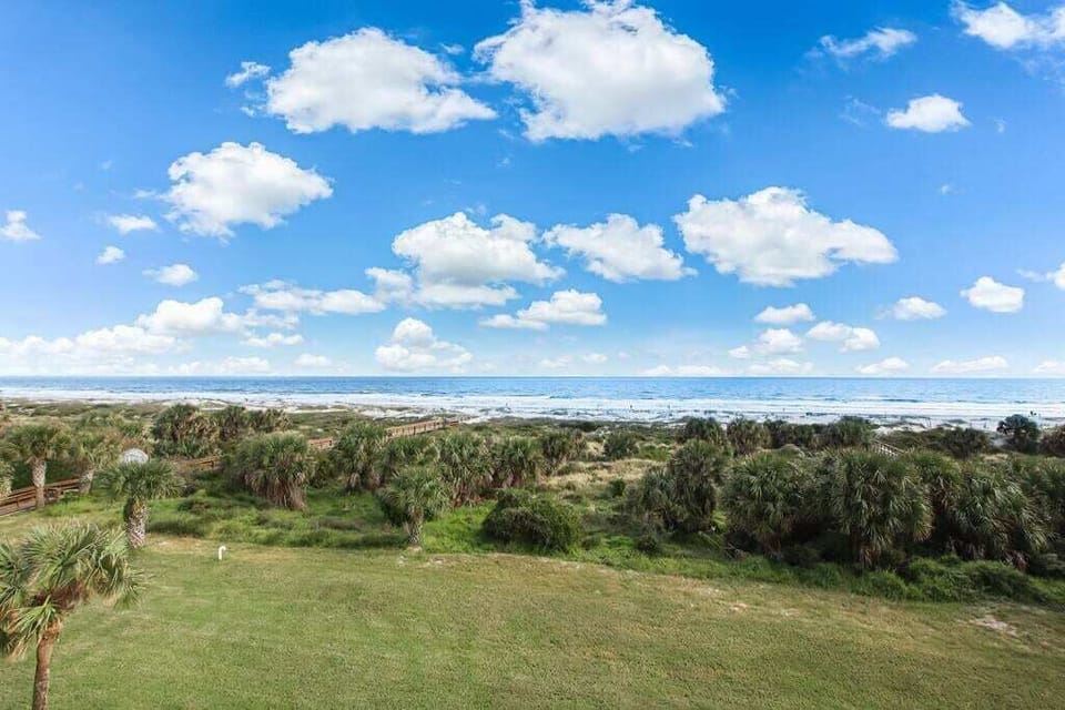 Private St. Augustine views from the balcony + view of the communities private walkway to the beach.