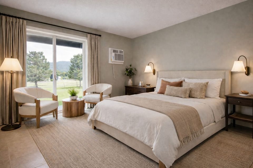 View Room with King Bed | Premium bedding, pillowtop beds, individually decorated