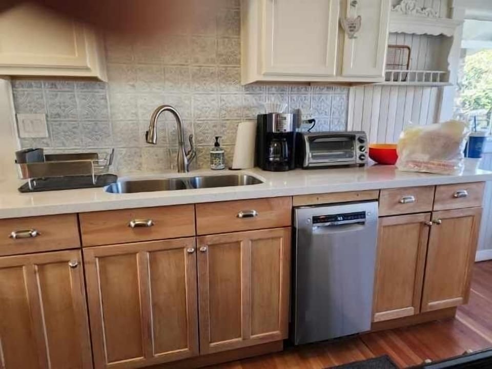 Newly installed dishwasher 