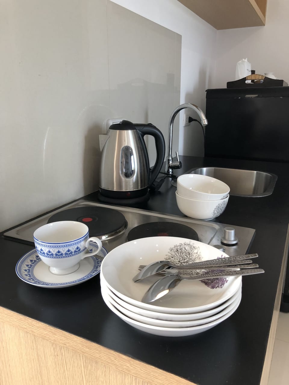Apartment, 1 Double Bed | Private kitchenette | Paper towels