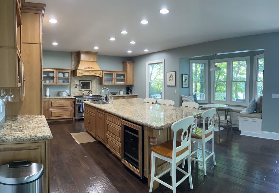 Fully stocked kitchen 