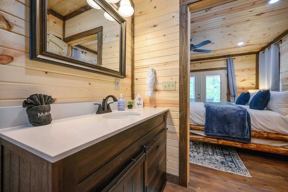 Master bathroom / master bedroom