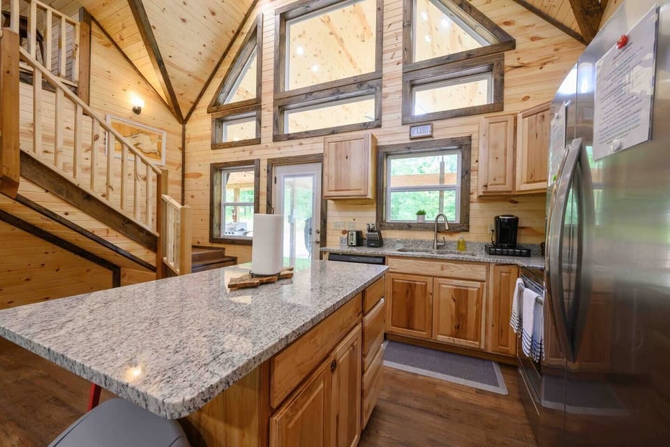 Fully stocked kitchen