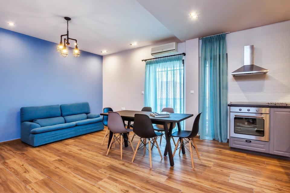 Family Apartment, 1 Bedroom, Kitchen, Partial Sea View | View from room