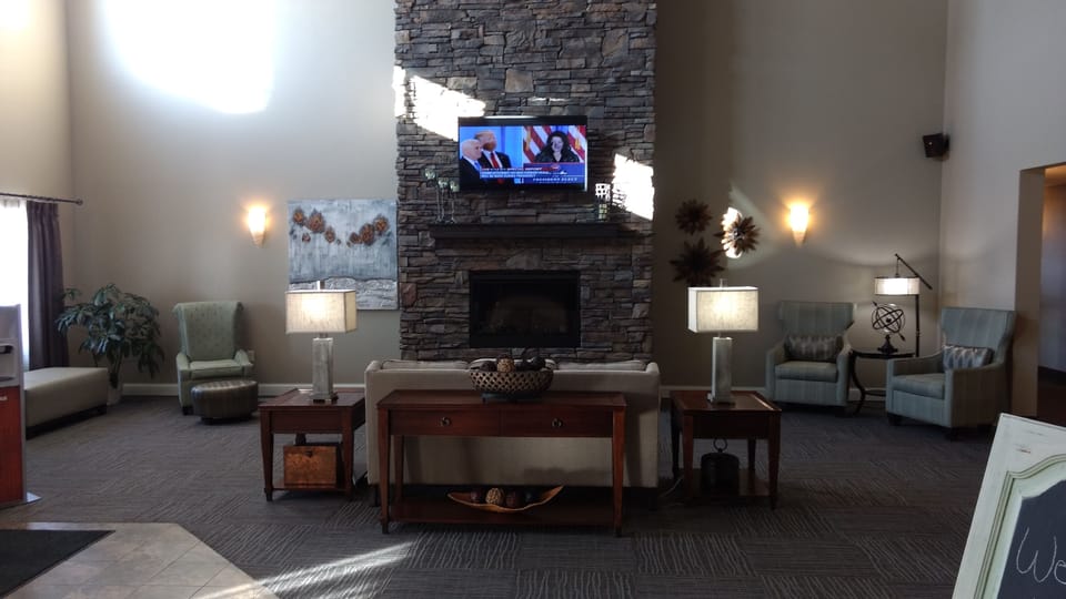 Lobby sitting area