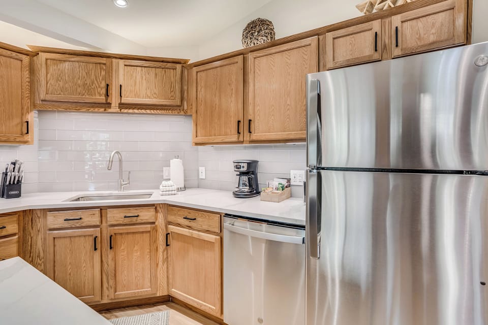 Kitchen with updated appliances
