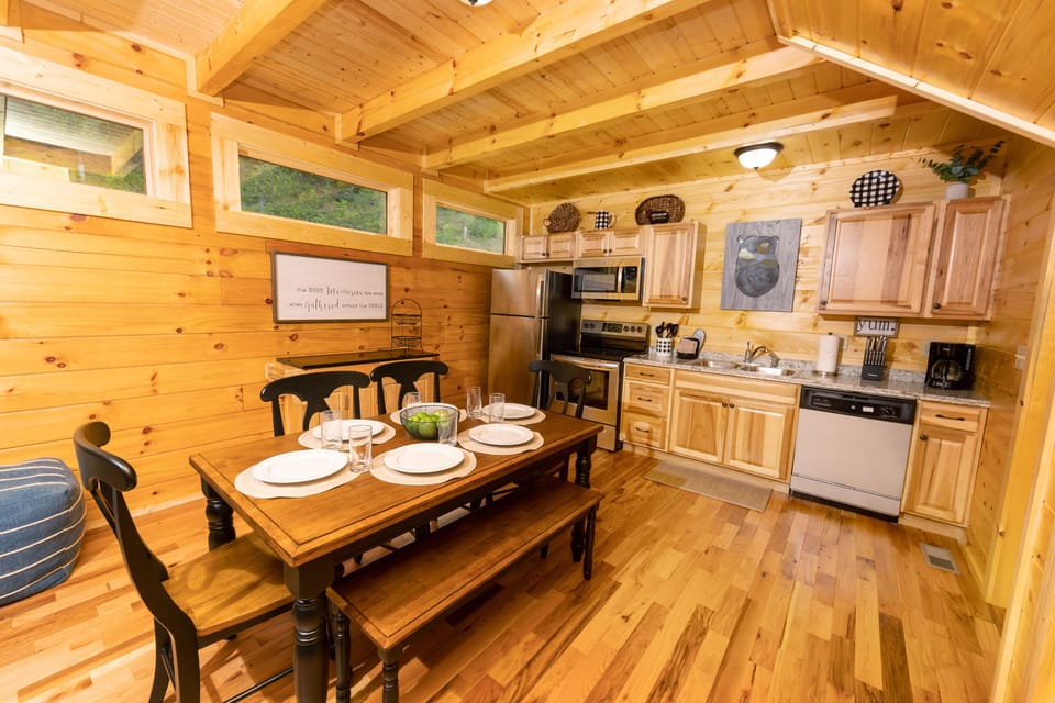 Fully Equipped Kitchen and Dining Area