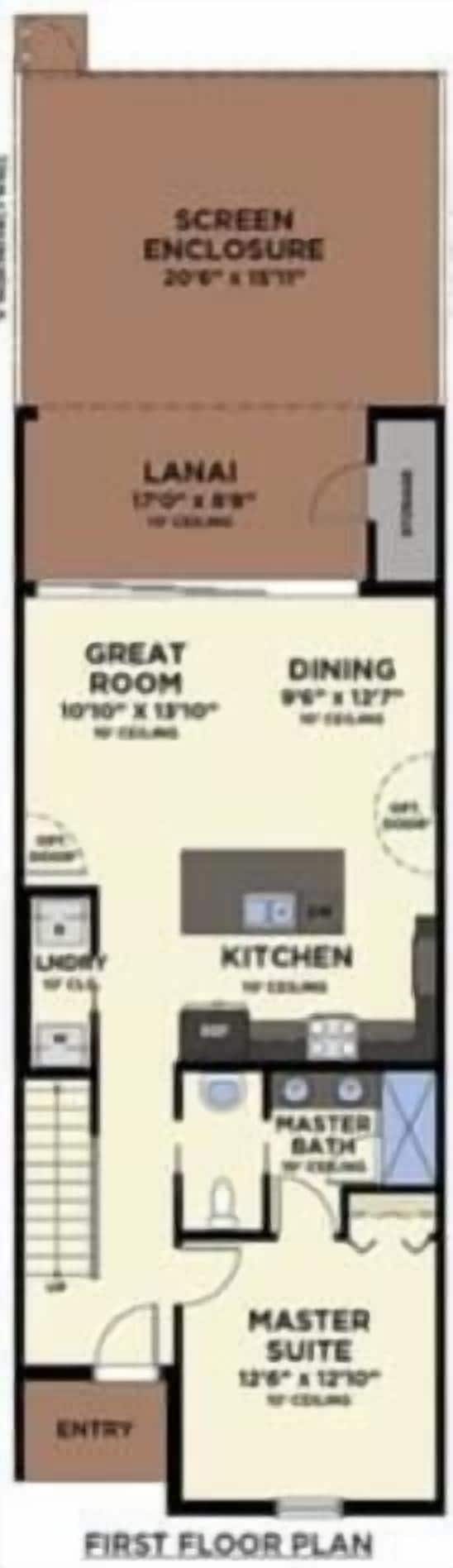 Townhome, 3 Bedrooms | Floor plan