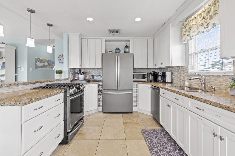 Stainless steel appliances - gas stove