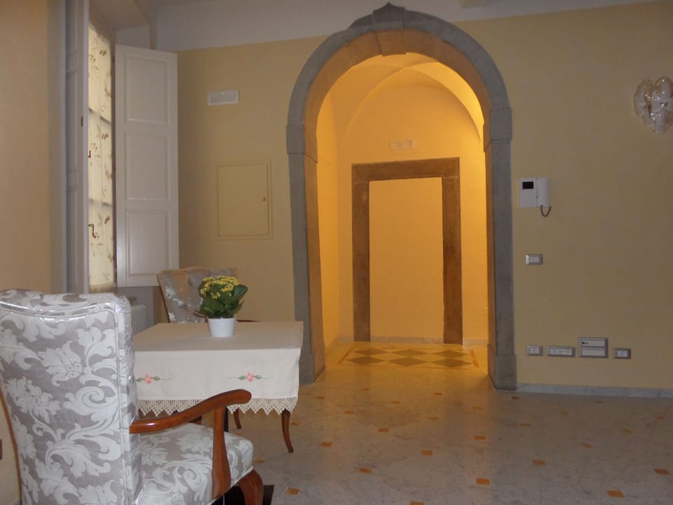 Interior entrance