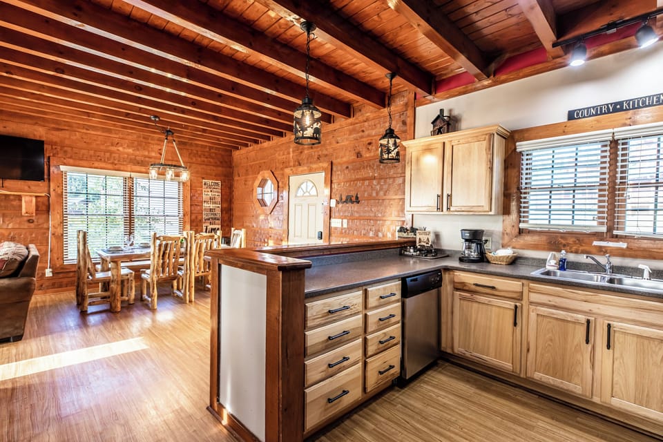 Fully stocked kitchen