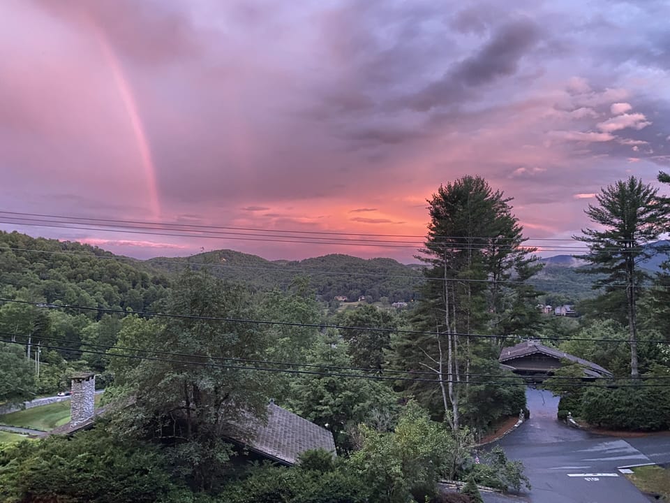 Sunset From Deck in July no filter