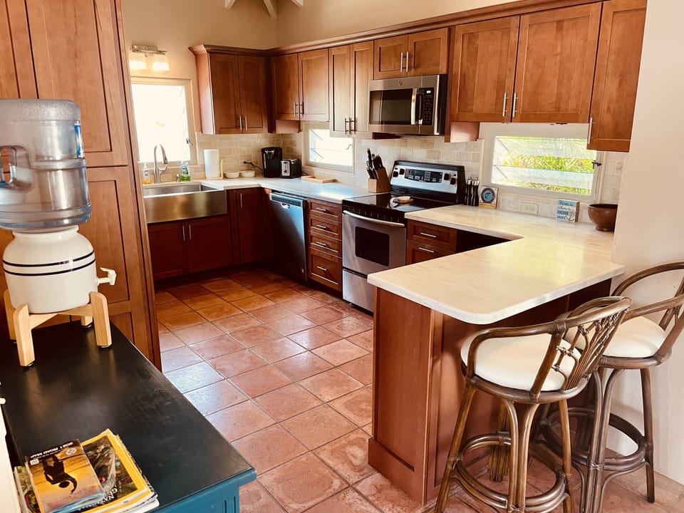 Kitchen with Stainless Applicances