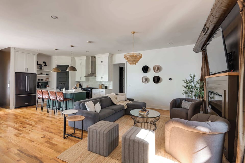 Gather everyone together in this open-concept space made for connection and conversation