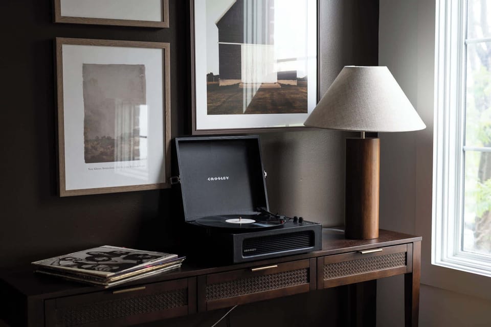 Enjoy quiet moments with curated art and thoughtful details throughout